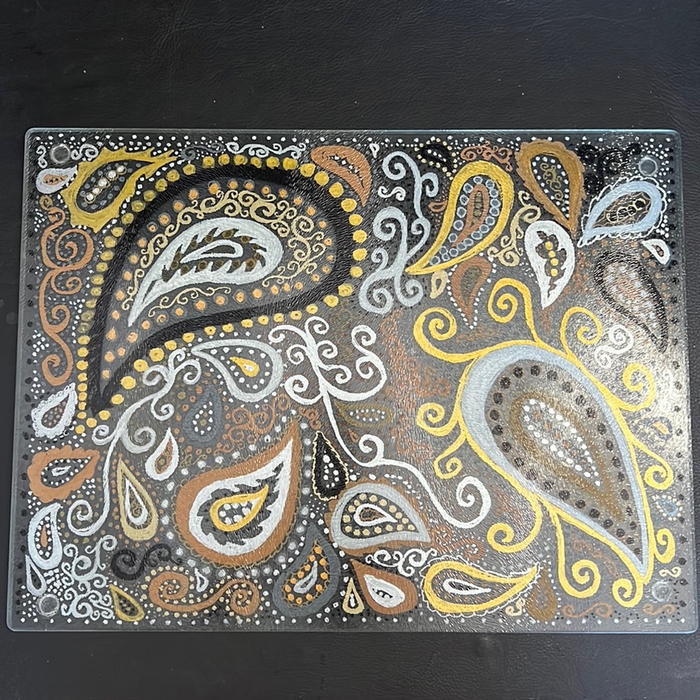 COPY - Hand painted cutting board